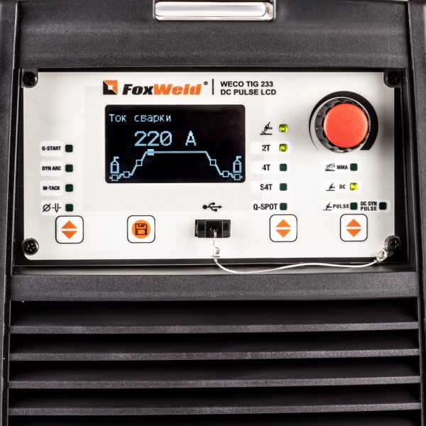 Аппарат аргонодуговой сварки WECO TIG 233 DC PULSE LCD — изображение 5