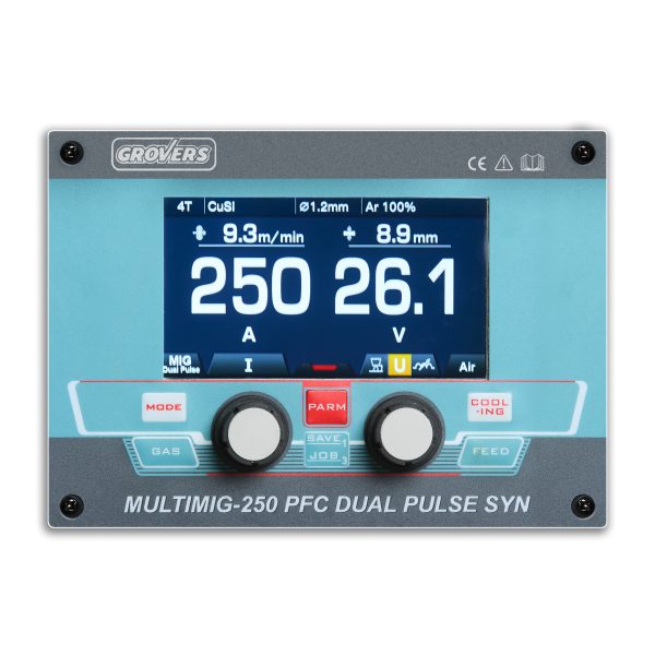 Сварочный полуавтомат MULTIMIG-250 PFC DUAL PULSE SYN GROVERS — изображение 3