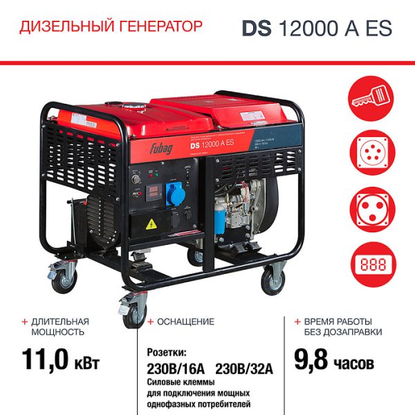 Электростанция дизельная DS 12000 A ES — изображение 7