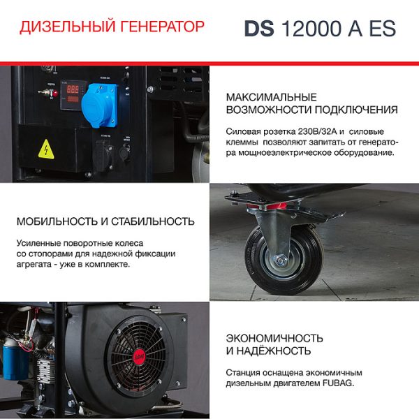 Электростанция дизельная DS 12000 A ES — изображение 9