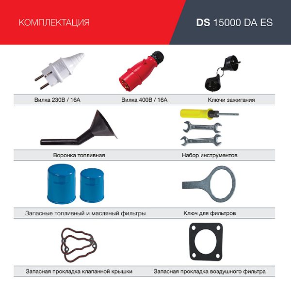 Электростанция дизельная DS 15000 DA ES — изображение 12