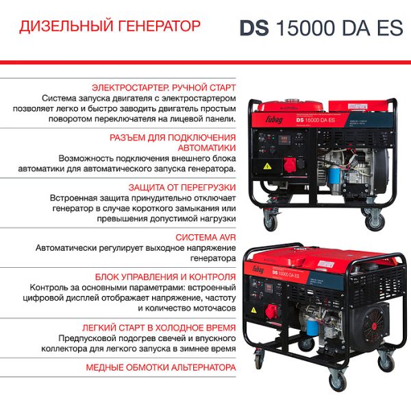 Электростанция дизельная DS 15000 DA ES — изображение 8