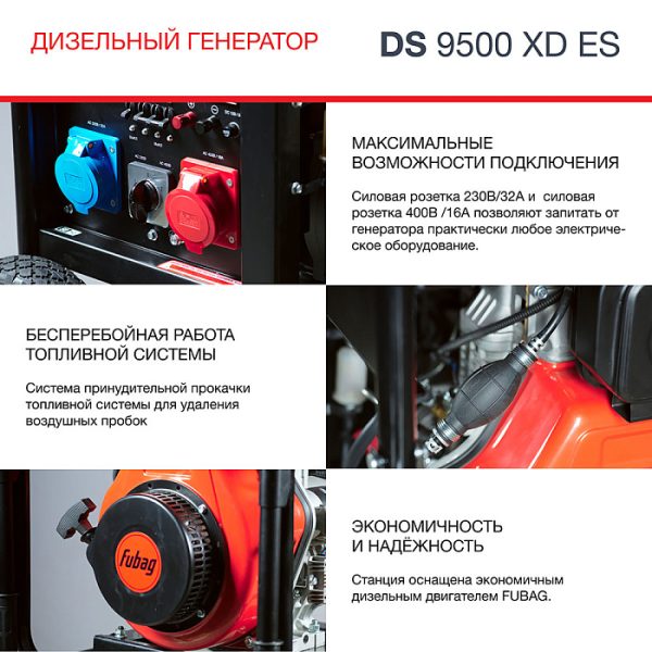 Электростанция дизельная DS 9500 XD ES — изображение 8