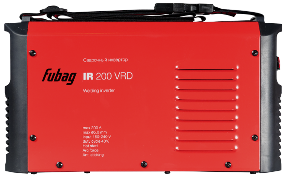 Инвертор сварочный FUBAG IR 200 V.R.D. — изображение 4