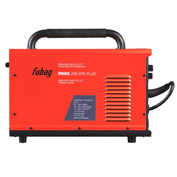FUBAG Сварочный полуавтомат IRMIG 208 SYN PLUS (31447) + Маска сварщика Хамелеон IR 9-13N S (38072) + Сварочные краги на подкладке красные FWGN 10R (641180) — изображение 5