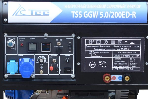 Инверторный бензиновый сварочный генератор TSS GGW 5.0/200ED-R — изображение 4