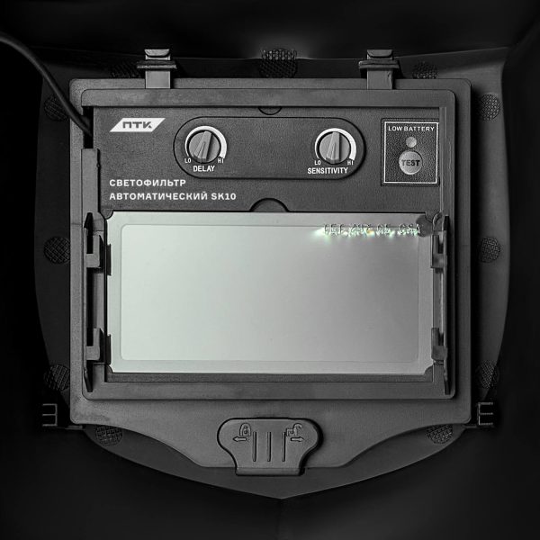 Маска сварщика хамелеон ПТК SK10 SUPER VISION, чёрная — изображение 3