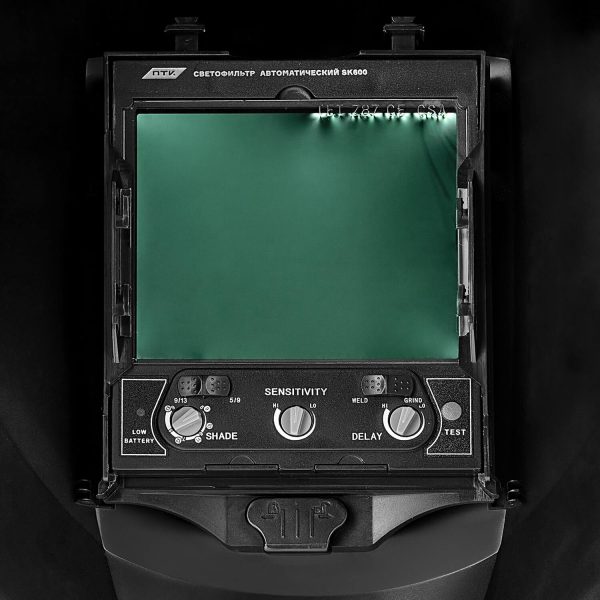 Маска сварщика хамелеон ПТК SK600 SUPER VISION, чёрная — изображение 3