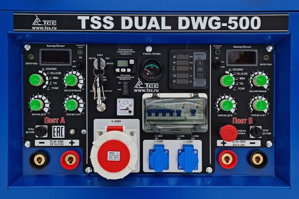Двухпостовой дизельный сварочный генератор TSS DUAL DWG-500 — изображение 11