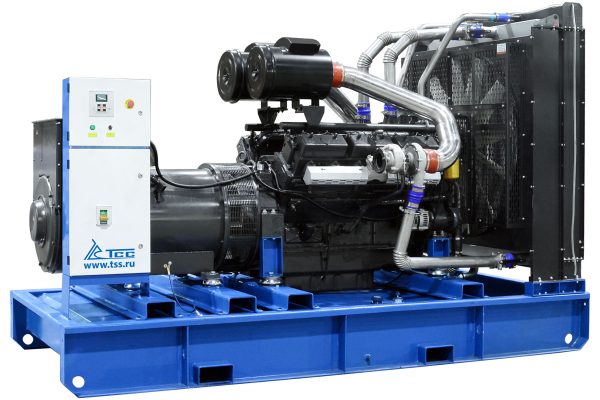 Дизельный генератор ТСС ЭД-550-Т400 с АВР в погодозащитном кожухе на прицепе — изображение 3