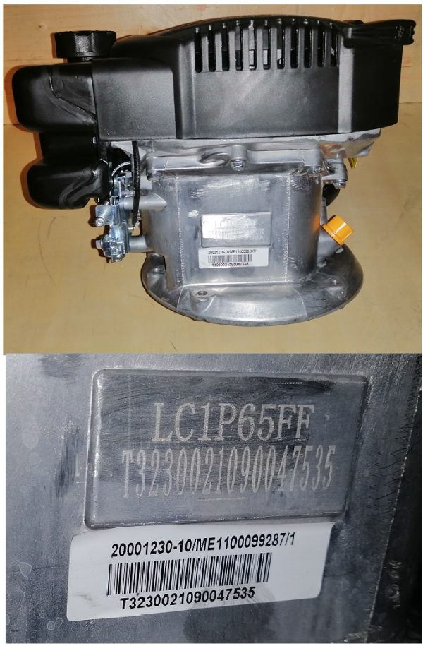 Двигатель бензиновый Loncin LC1P65FE (B type) D22.2 объем 139 куб.см 4 л.с вертикальный вал 22,2 мм — изображение 3