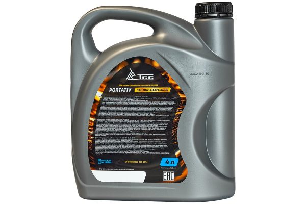 Масло моторное полусинтетическое универсальное SAE 10W-40, API SG/CD (PORTATIV, канистра 4л/ Motor oil 4liter can) — изображение 4