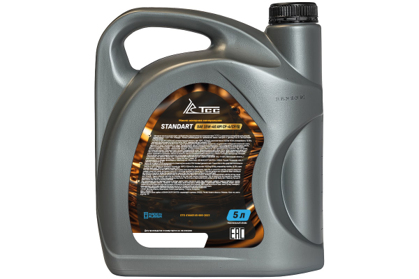 Масло моторное минеральное ТСС Стандарт SAE 15W40 CF-4 канистра 5л/Motor oil 5liter can — изображение 2