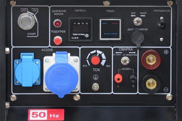 Инверторный дизельный сварочный генератор TSS DGW 7.0/250ED-R — изображение 4