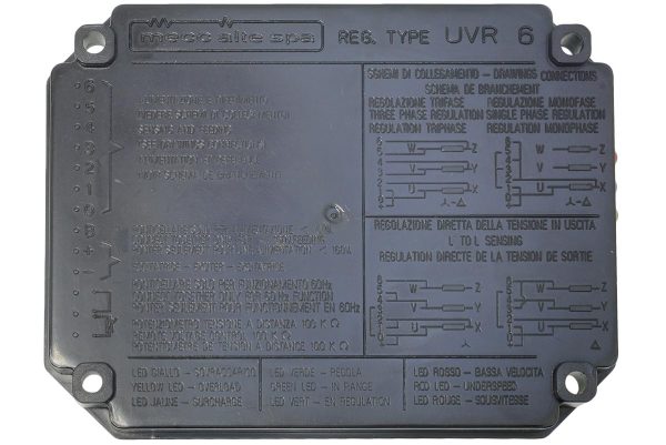 Регулятор напряжения Mecc Alte , UVR 6 / TYPE UVR 6 AVR — изображение 4