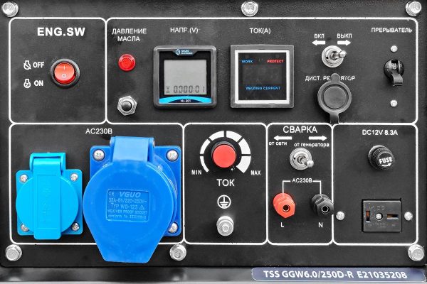 Инверторный бензиновый сварочный генератор TSS GGW 6.0/250D-R — изображение 2