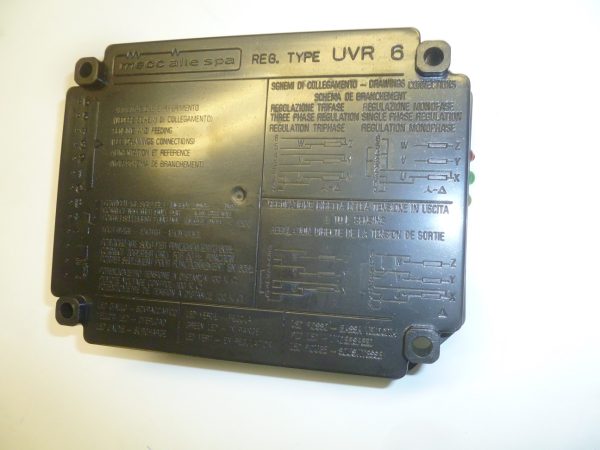 Регулятор напряжения Mecc Alte , UVR 6 / TYPE UVR 6 AVR — изображение 6