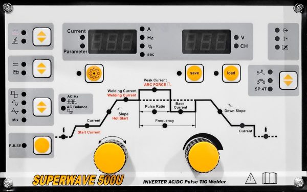 Аппарат аргонодуговой сварки HUGONG SUPERWAVE 500U (без БО и тележки) — изображение 7