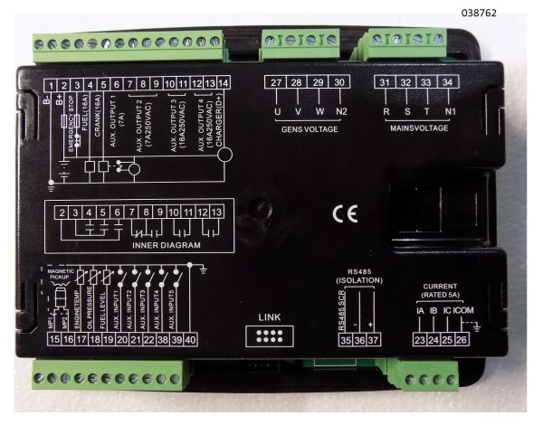 Контроллер SMARTGEN HGM-6120N (аналог)/Controller (SMARTGEN HGM-6120N copy) — изображение 2