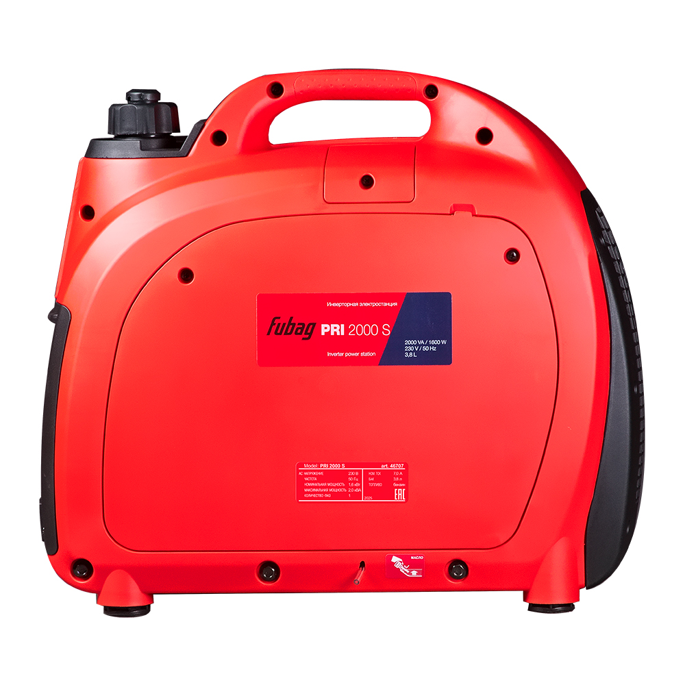 Инверторный генератор FUBAG PRI 2000 S в шумозащитном кожухе — изображение 4