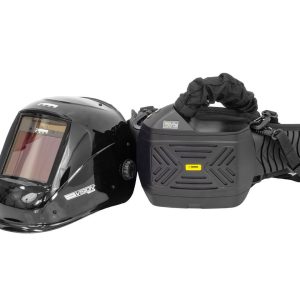 Маска сварщика КЕДР (СОБРАННАЯ) inch (Дюйм)К-704Т PROinch (Дюйм) с ТУРБОБЛОКОМ черная