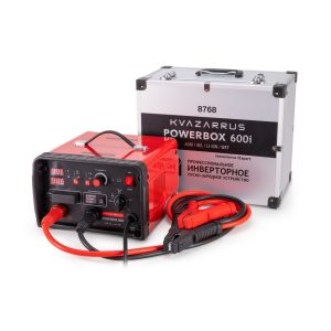 Инверторное пуско-зарядное устройство KVAZARRUS PowerBox 600i, таймер, алюминиевый кейс