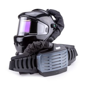 Маска сварщика Guardian inch (Дюйм)чернаяinch (Дюйм) (ф-р 9990V, внутр. рег.) с турбоблоком Guardian Air