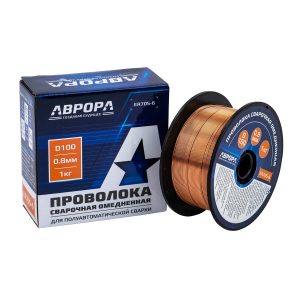 Проволока омедненная ER70S-6 d.0.8 мм 1кг D100