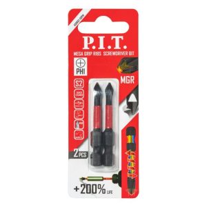 Бита ударная PH1x50 мм /2 шт в уп./(ASDR02-50PH1)//PIT