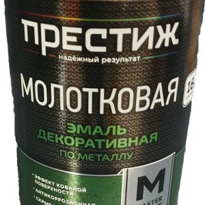 Эмаль молотковая по металлу декор коричневая МАСТЕР