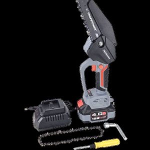 Пила цепная аккумуляторная ProfiPower MKGST-18V (Li-ion-2шт,2.0Ач,15см,6inch (Дюйм),0-4500об/,З/У,кор.)