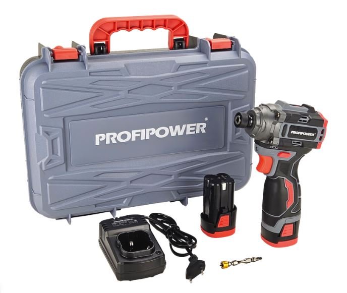 Винтоверт аккумуляторный беcщеточный ProfiPower MKDTD-18V (Li-ion-2шт, 4.0Ач, З/У speed, кейс)