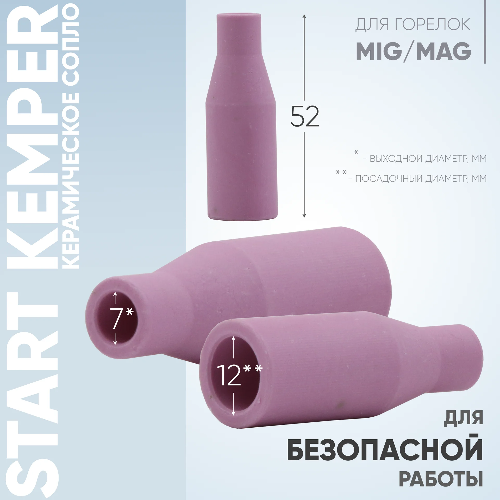 Start Kemper Set 15 (сопла керамические MS 15, 10 шт) STMN0016 — изображение 5