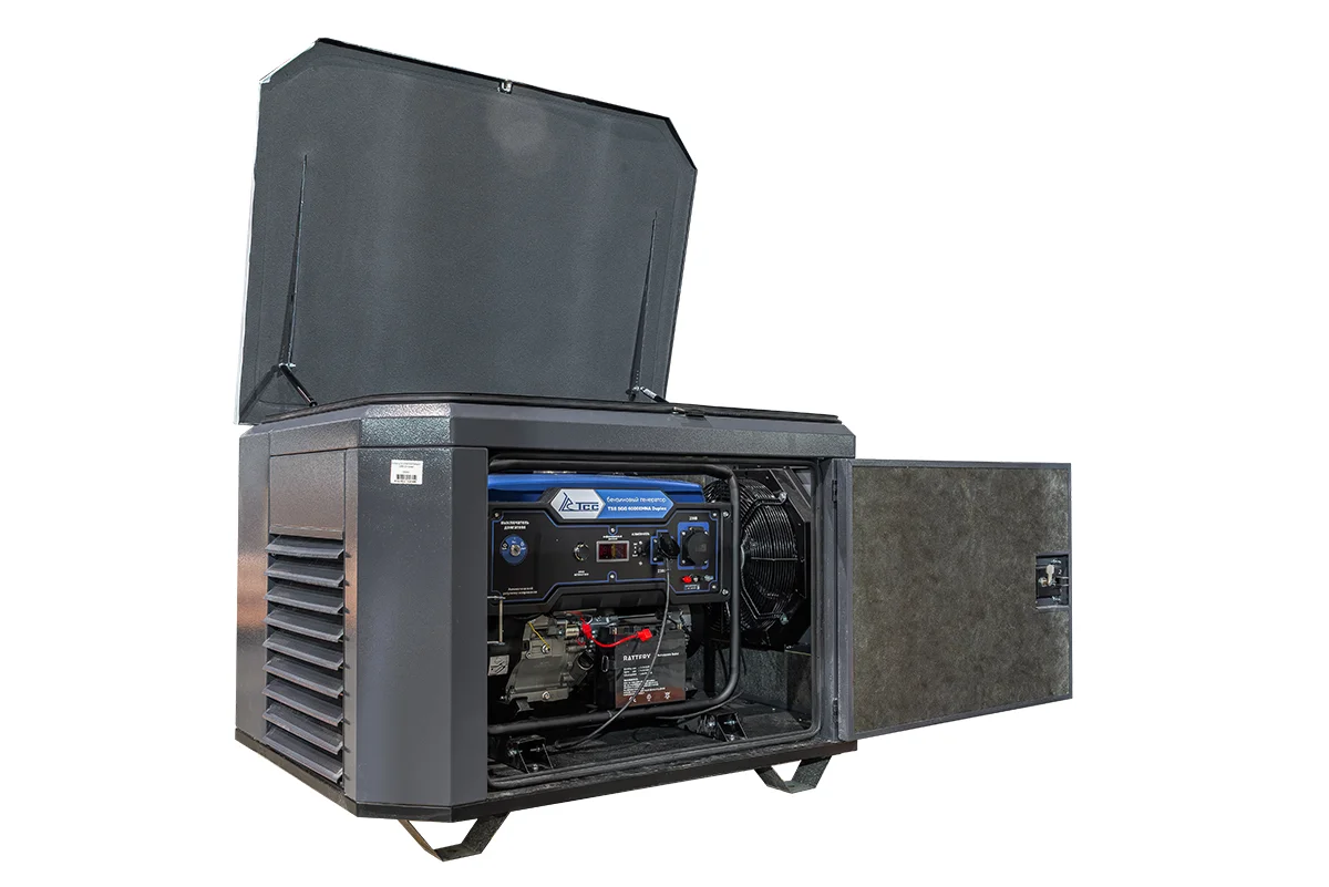 Бензогенератор ТСС SGG 6000EHNA в кожухе 1200 110106