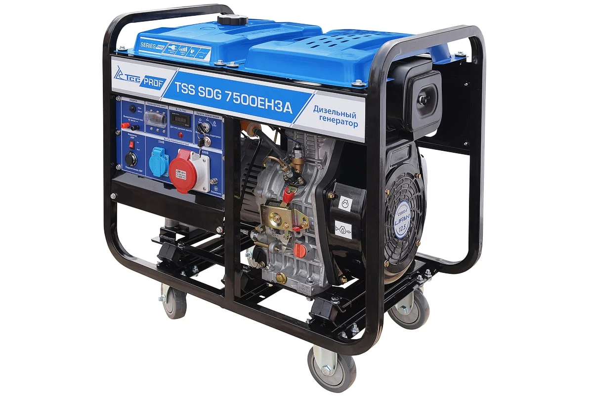 Дизель генератор ТСС SDG 7500EH3A 100027