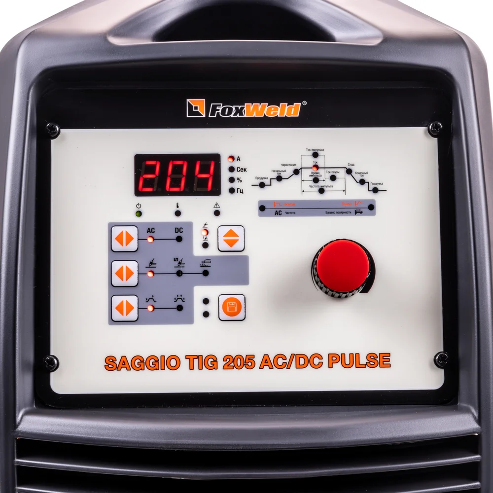 Аппарат аргонодуговой SAGGIO TIG 205 AC/DC Pulse — изображение 2