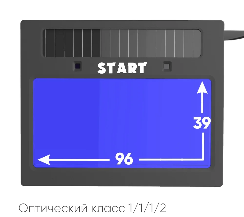 START MASTER R АСФ 605 Маска сварщика хамелеон 51STDR605 — изображение 5