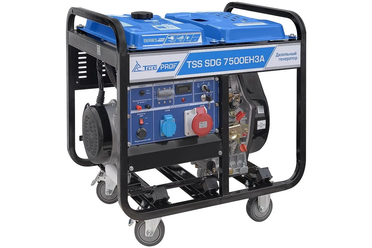 Дизель генератор ТСС SDG 7500EH3A 100027 — изображение 3