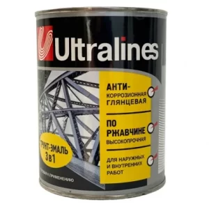 Грунт-эмаль по ржавчине 3в1 Ultra Lines