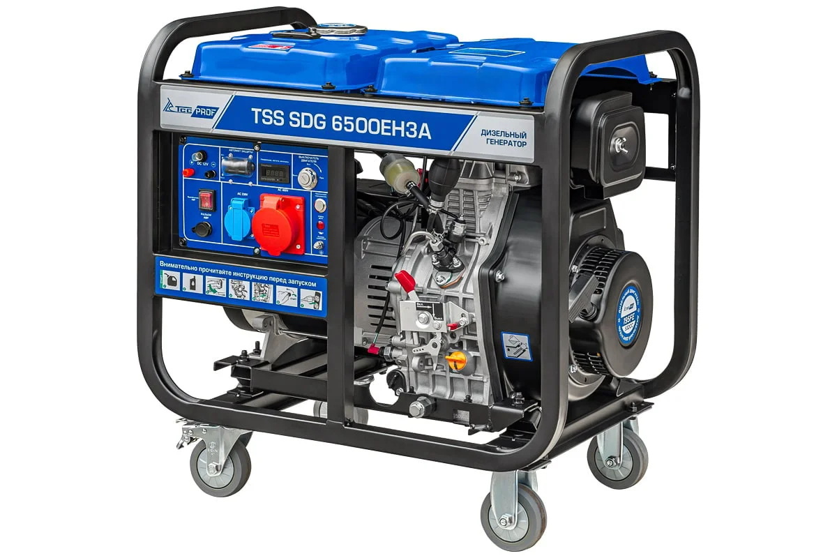 Дизель генератор ТСС SDG 6500EH3A 277016