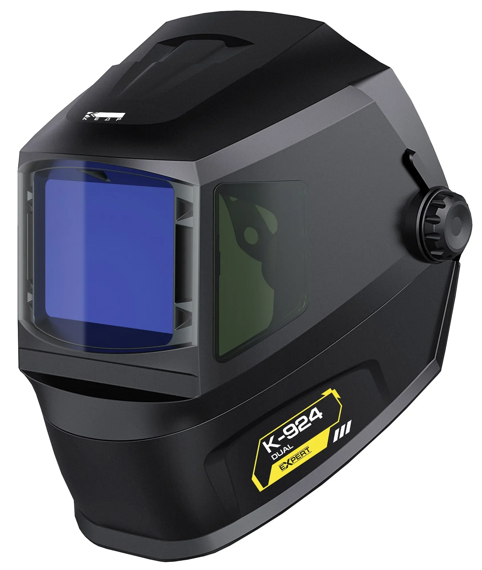 Маска сварщика КЕДР (В РАЗОБР.ВИДЕ) "К-924Т EXPERT dual" с ТУРБОБЛОКОМ — изображение 3